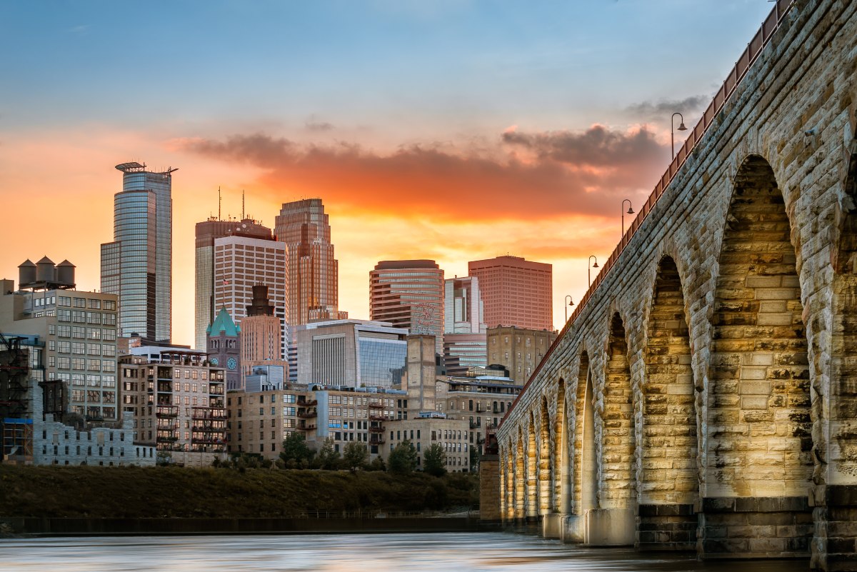 A picture of Minneapolis provided by MAD social media agency